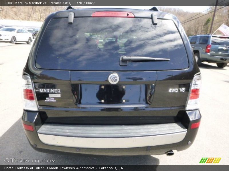 Black / Black 2008 Mercury Mariner V6 Premier 4WD