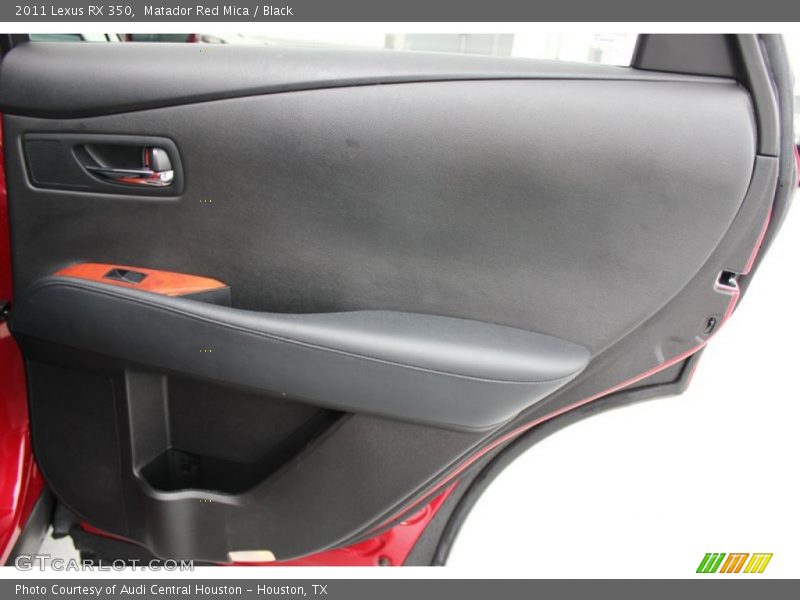 Matador Red Mica / Black 2011 Lexus RX 350