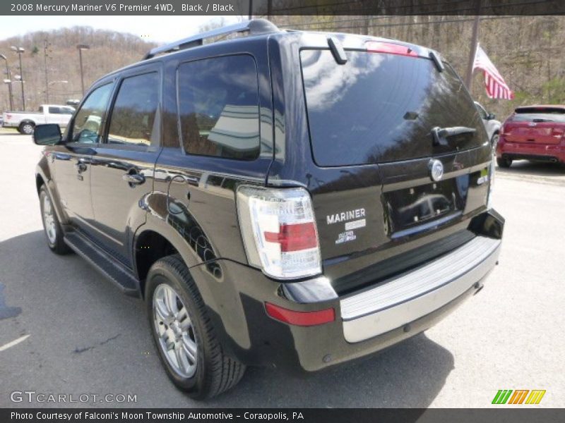 Black / Black 2008 Mercury Mariner V6 Premier 4WD