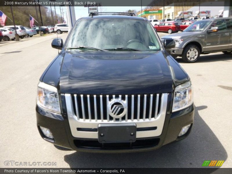Black / Black 2008 Mercury Mariner V6 Premier 4WD