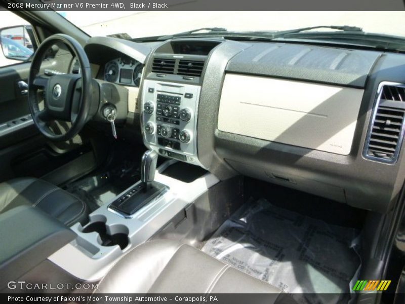 Black / Black 2008 Mercury Mariner V6 Premier 4WD