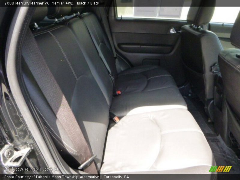Black / Black 2008 Mercury Mariner V6 Premier 4WD