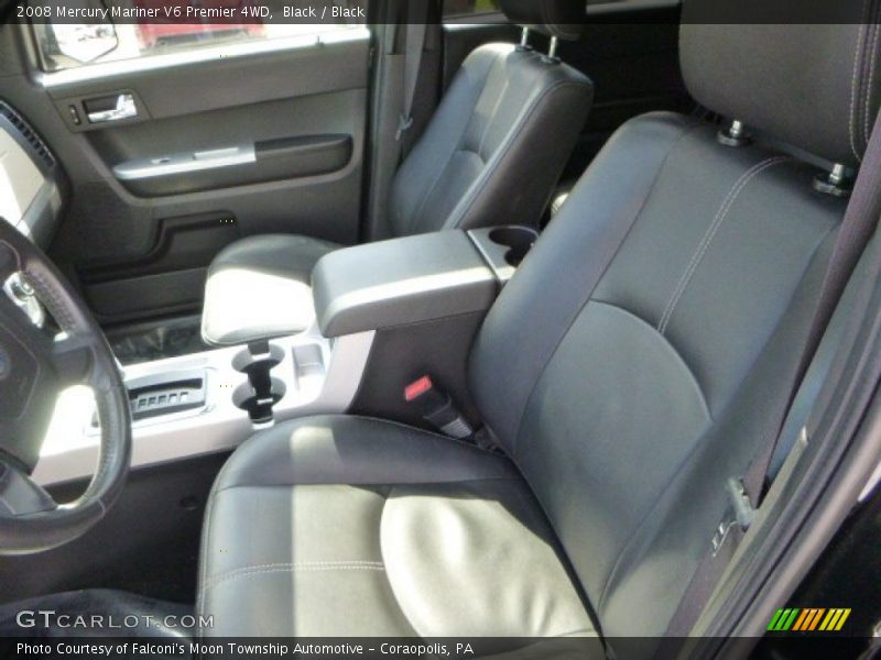 Black / Black 2008 Mercury Mariner V6 Premier 4WD