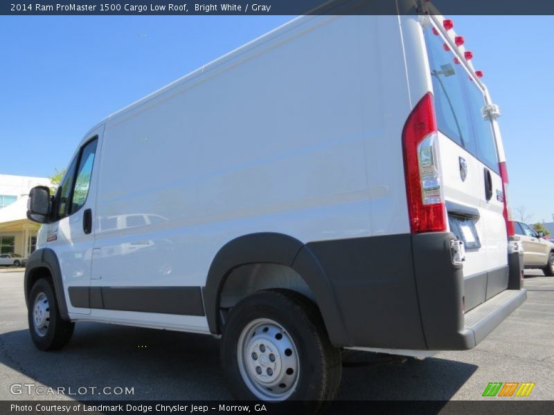 Bright White / Gray 2014 Ram ProMaster 1500 Cargo Low Roof