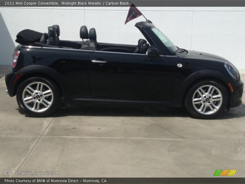 Midnight Black Metallic / Carbon Black 2011 Mini Cooper Convertible