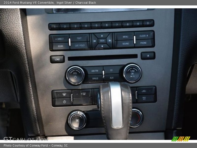 Ingot Silver / Charcoal Black 2014 Ford Mustang V6 Convertible