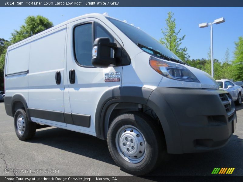 Bright White / Gray 2014 Ram ProMaster 1500 Cargo Low Roof