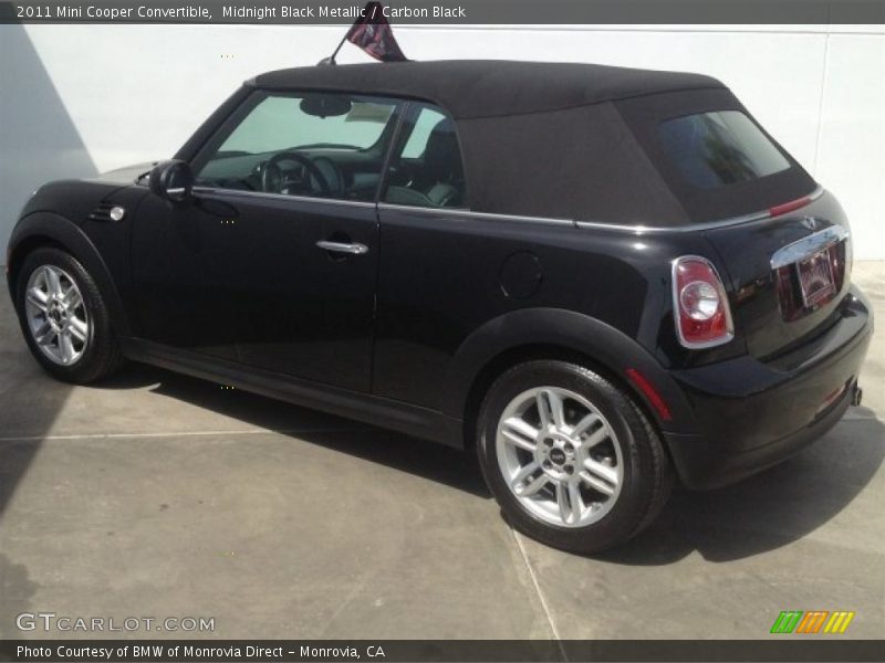 Midnight Black Metallic / Carbon Black 2011 Mini Cooper Convertible