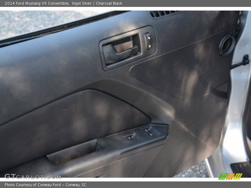 Ingot Silver / Charcoal Black 2014 Ford Mustang V6 Convertible