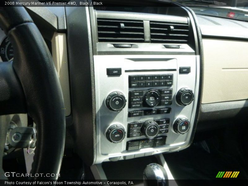 Black / Black 2008 Mercury Mariner V6 Premier 4WD