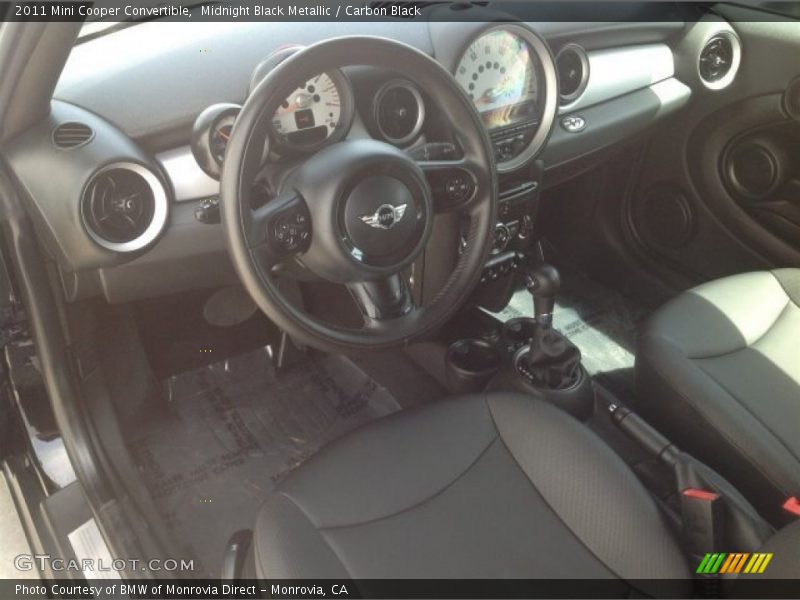 Midnight Black Metallic / Carbon Black 2011 Mini Cooper Convertible