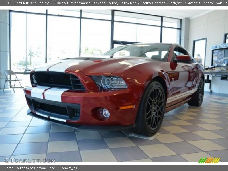  2014 Mustang Shelby GT500 SVT Performance Package Coupe Ruby Red