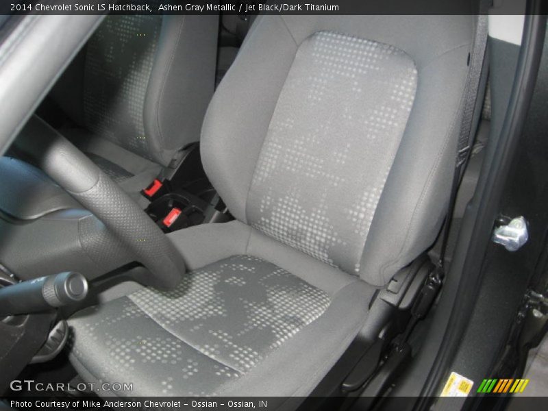 Ashen Gray Metallic / Jet Black/Dark Titanium 2014 Chevrolet Sonic LS Hatchback