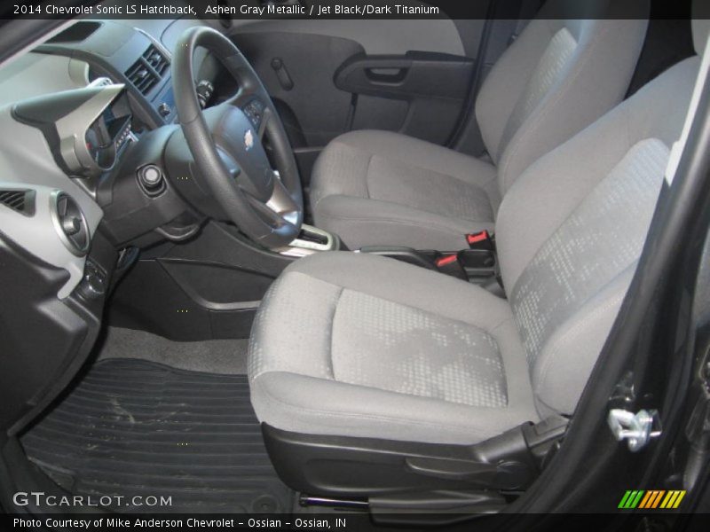 Ashen Gray Metallic / Jet Black/Dark Titanium 2014 Chevrolet Sonic LS Hatchback