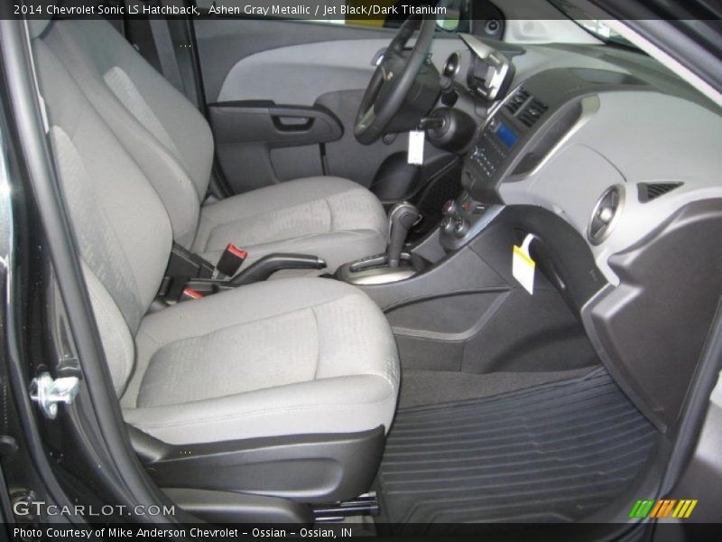 Ashen Gray Metallic / Jet Black/Dark Titanium 2014 Chevrolet Sonic LS Hatchback