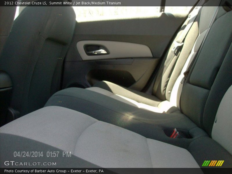 Summit White / Jet Black/Medium Titanium 2012 Chevrolet Cruze LS