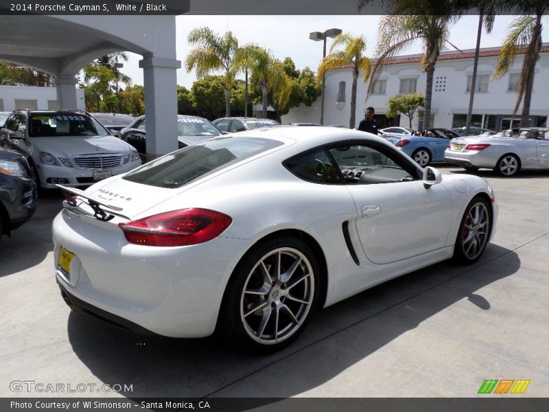 White / Black 2014 Porsche Cayman S