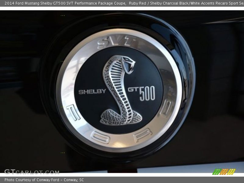  2014 Mustang Shelby GT500 SVT Performance Package Coupe Logo