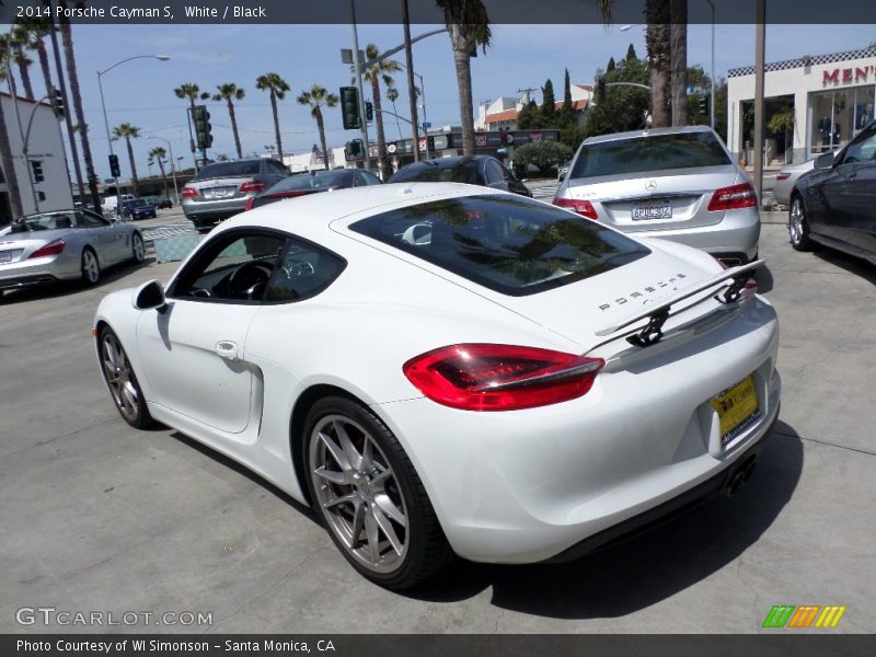 White / Black 2014 Porsche Cayman S