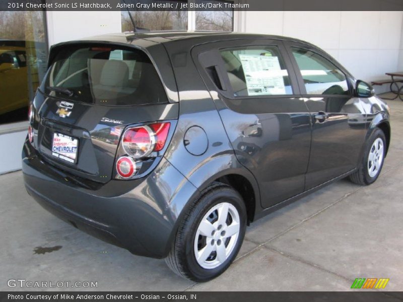 Ashen Gray Metallic / Jet Black/Dark Titanium 2014 Chevrolet Sonic LS Hatchback