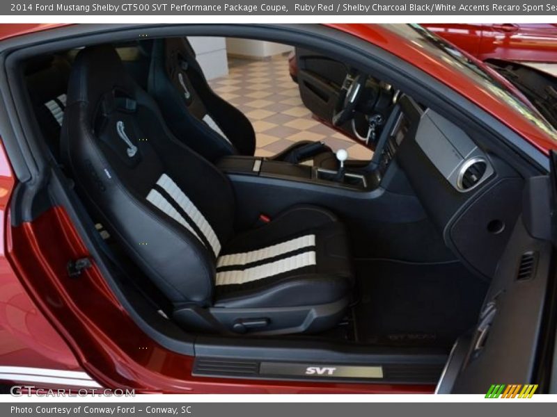 Front Seat of 2014 Mustang Shelby GT500 SVT Performance Package Coupe