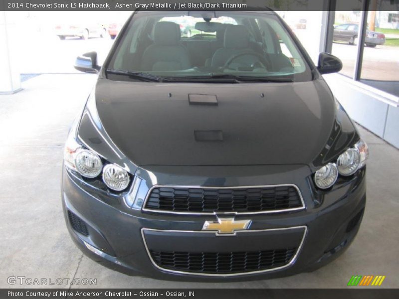 Ashen Gray Metallic / Jet Black/Dark Titanium 2014 Chevrolet Sonic LS Hatchback