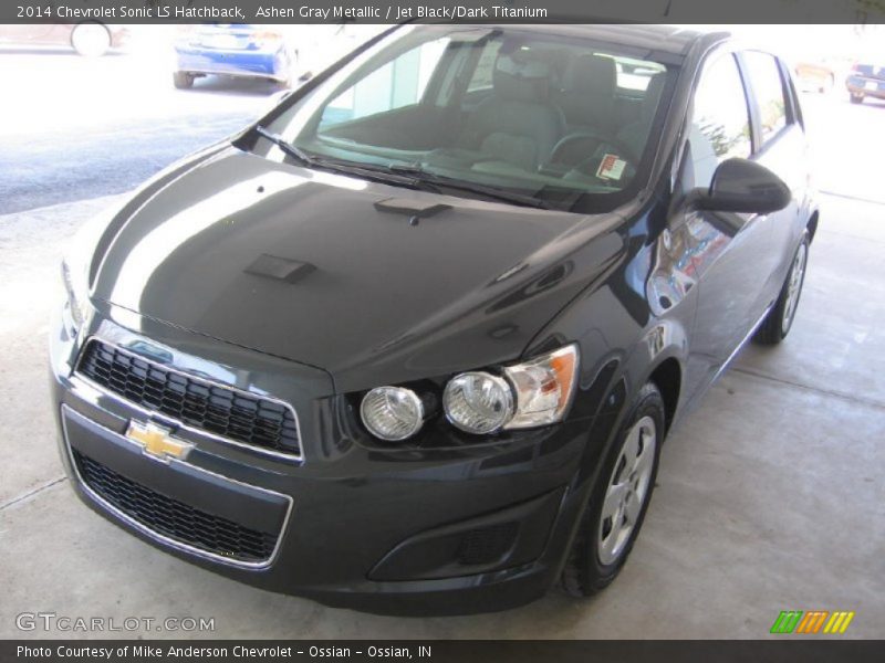 Ashen Gray Metallic / Jet Black/Dark Titanium 2014 Chevrolet Sonic LS Hatchback