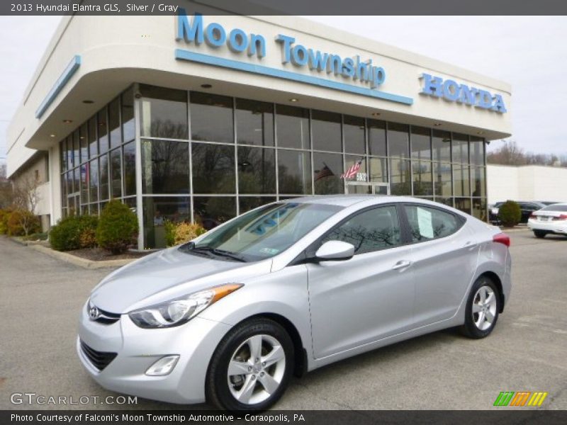 Silver / Gray 2013 Hyundai Elantra GLS
