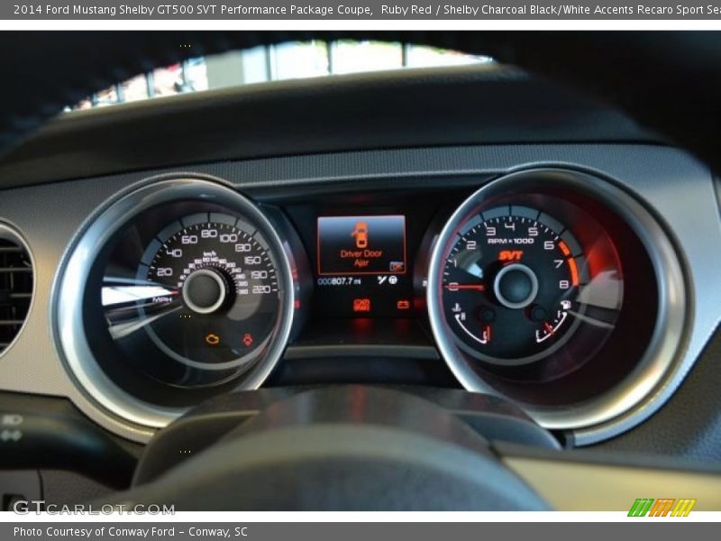  2014 Mustang Shelby GT500 SVT Performance Package Coupe Shelby GT500 SVT Performance Package Coupe Gauges