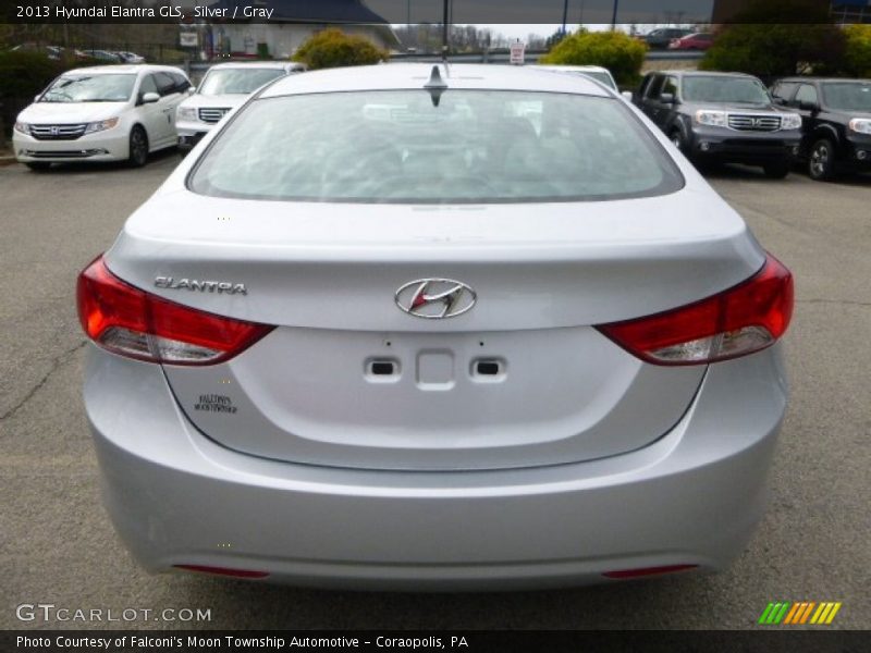 Silver / Gray 2013 Hyundai Elantra GLS