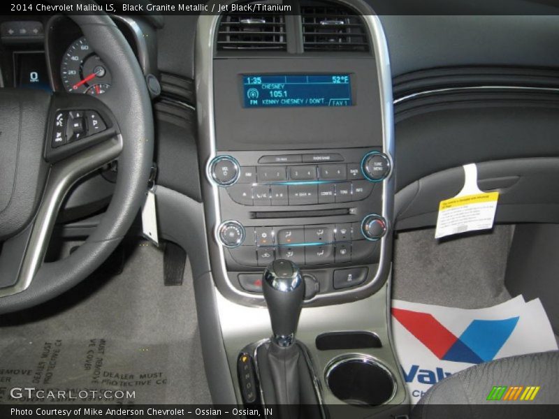 Black Granite Metallic / Jet Black/Titanium 2014 Chevrolet Malibu LS