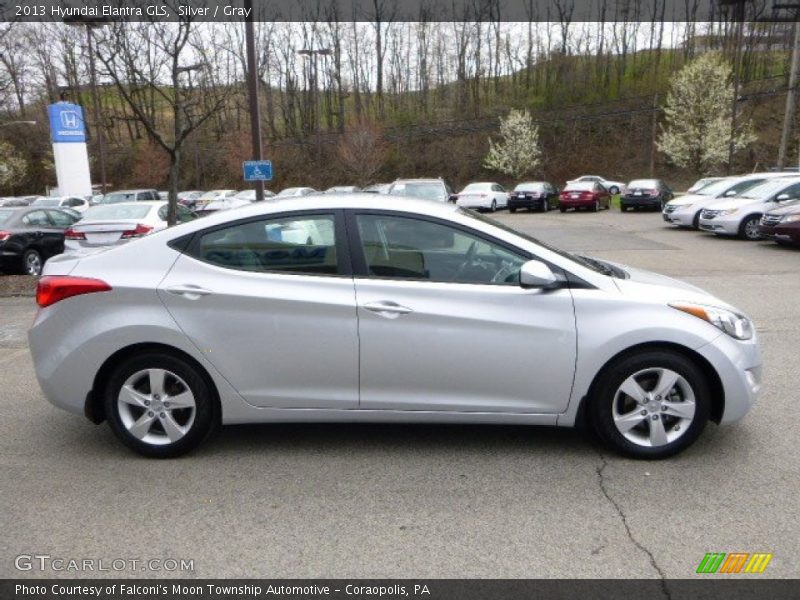 Silver / Gray 2013 Hyundai Elantra GLS