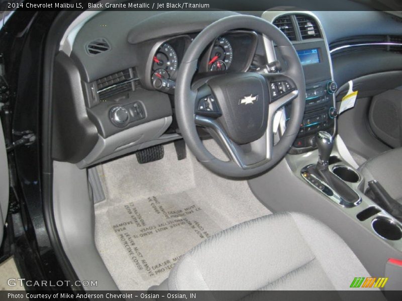 Black Granite Metallic / Jet Black/Titanium 2014 Chevrolet Malibu LS
