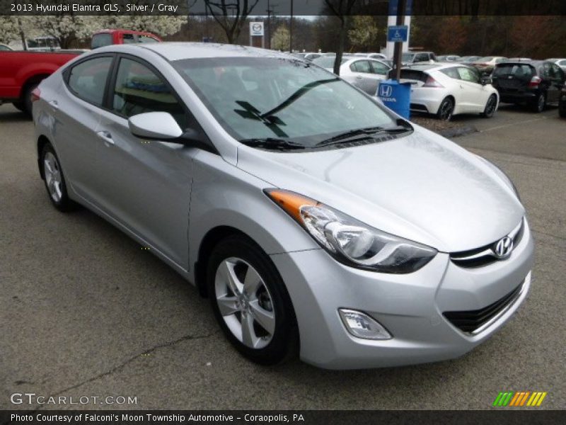 Silver / Gray 2013 Hyundai Elantra GLS