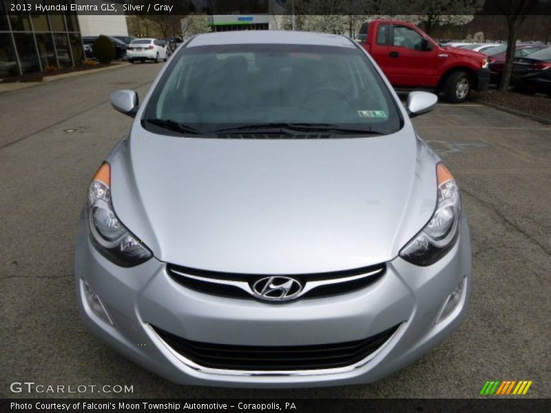 Silver / Gray 2013 Hyundai Elantra GLS