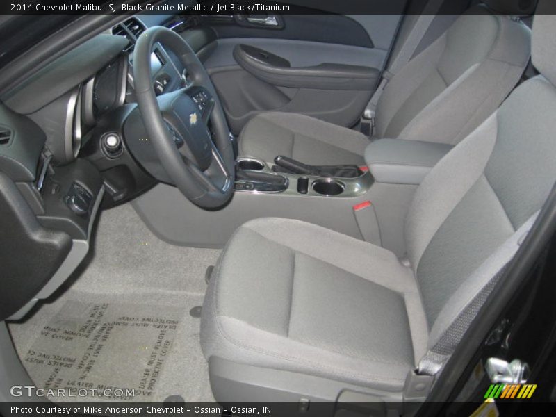 Black Granite Metallic / Jet Black/Titanium 2014 Chevrolet Malibu LS