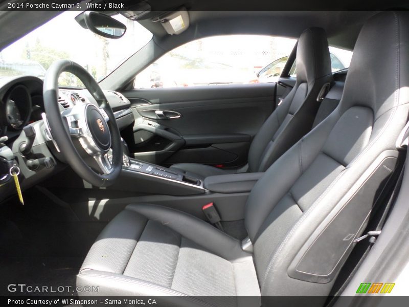 White / Black 2014 Porsche Cayman S