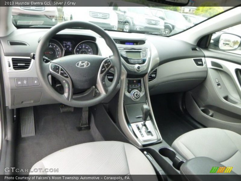 Silver / Gray 2013 Hyundai Elantra GLS