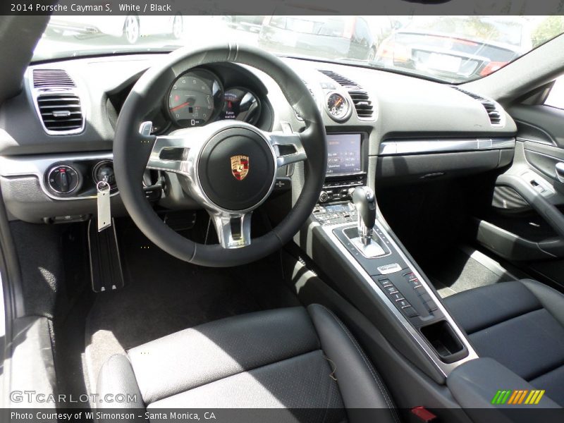  2014 Cayman S Black Interior