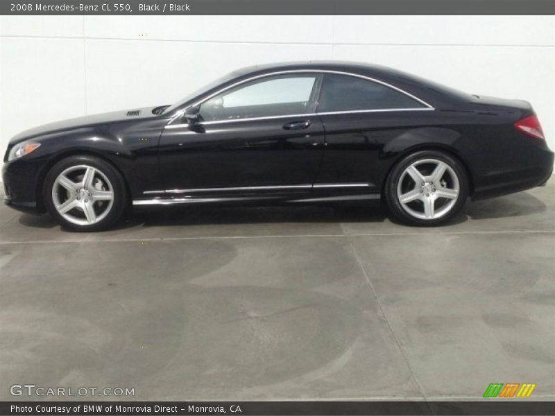 Black / Black 2008 Mercedes-Benz CL 550