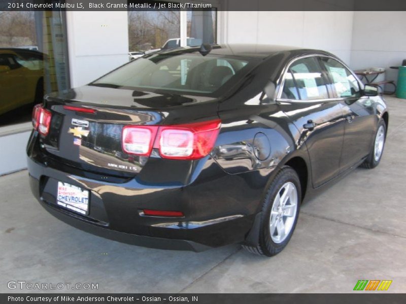 Black Granite Metallic / Jet Black/Titanium 2014 Chevrolet Malibu LS