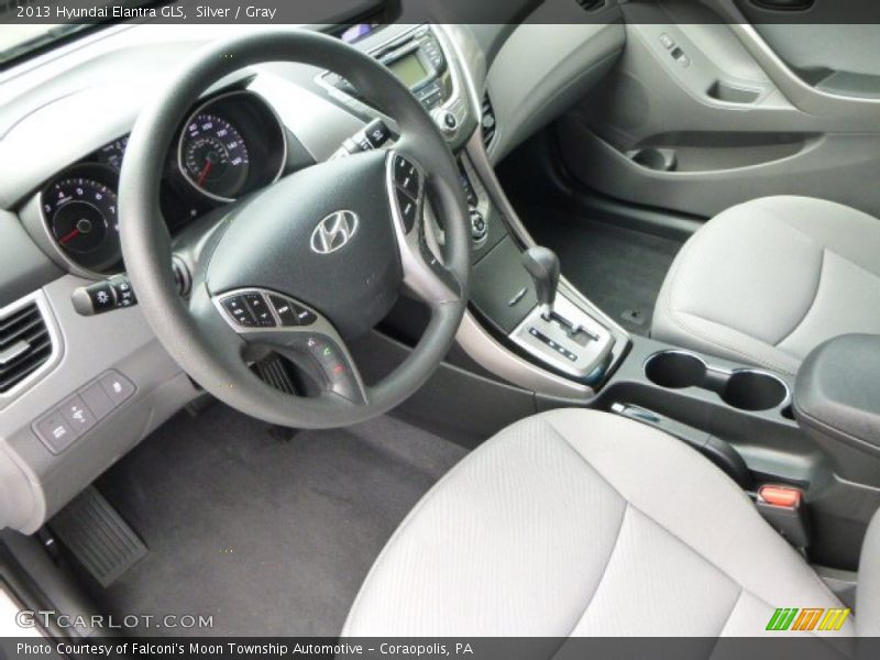 Silver / Gray 2013 Hyundai Elantra GLS