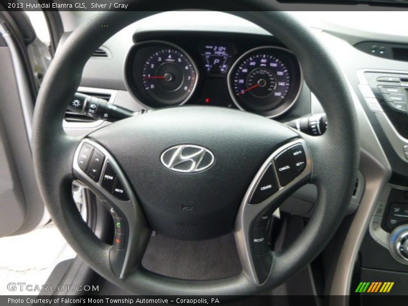 Silver / Gray 2013 Hyundai Elantra GLS