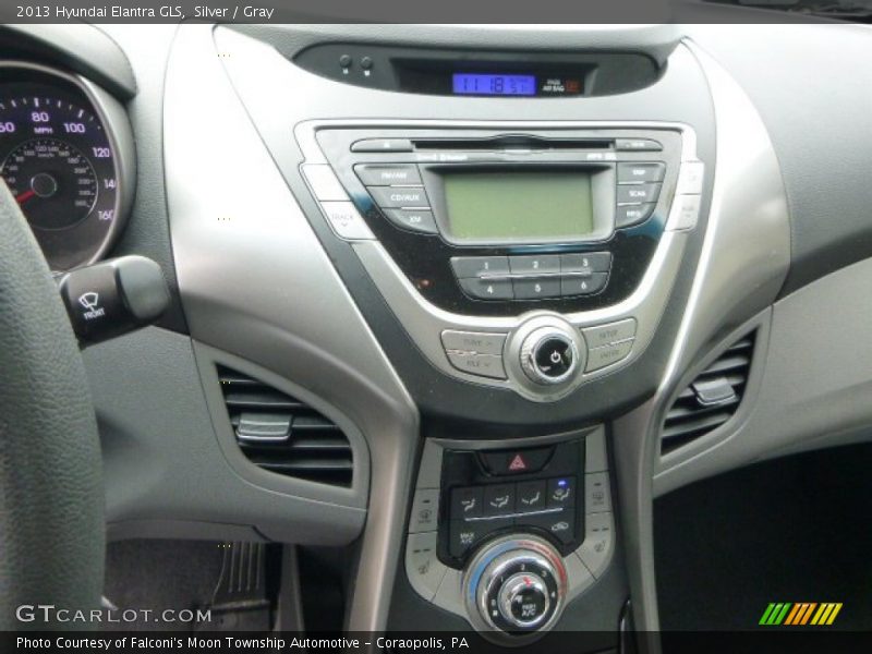 Silver / Gray 2013 Hyundai Elantra GLS