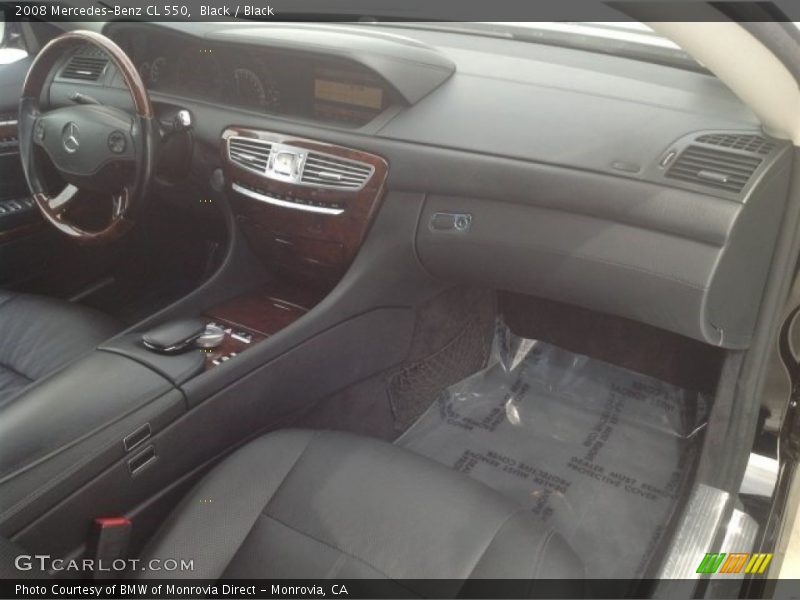 Black / Black 2008 Mercedes-Benz CL 550