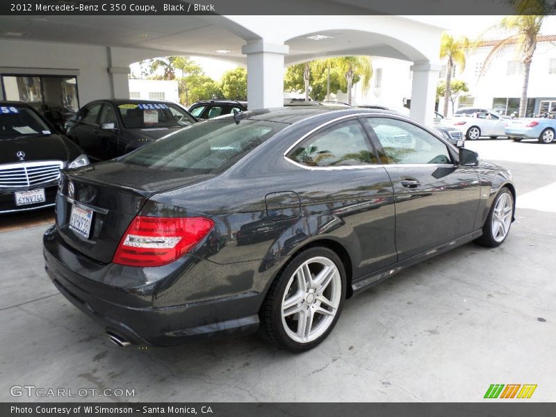 Black / Black 2012 Mercedes-Benz C 350 Coupe