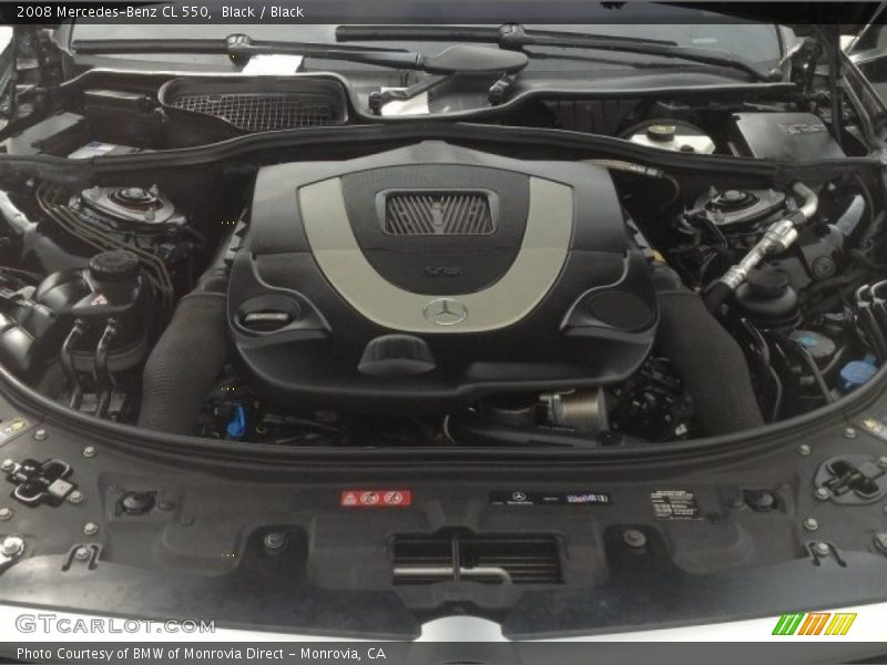 Black / Black 2008 Mercedes-Benz CL 550