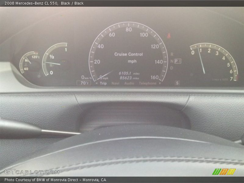 Black / Black 2008 Mercedes-Benz CL 550