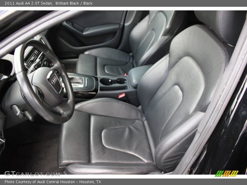 Front Seat of 2011 A4 2.0T Sedan