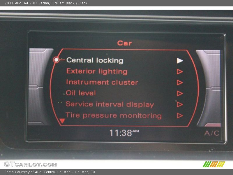 Brilliant Black / Black 2011 Audi A4 2.0T Sedan